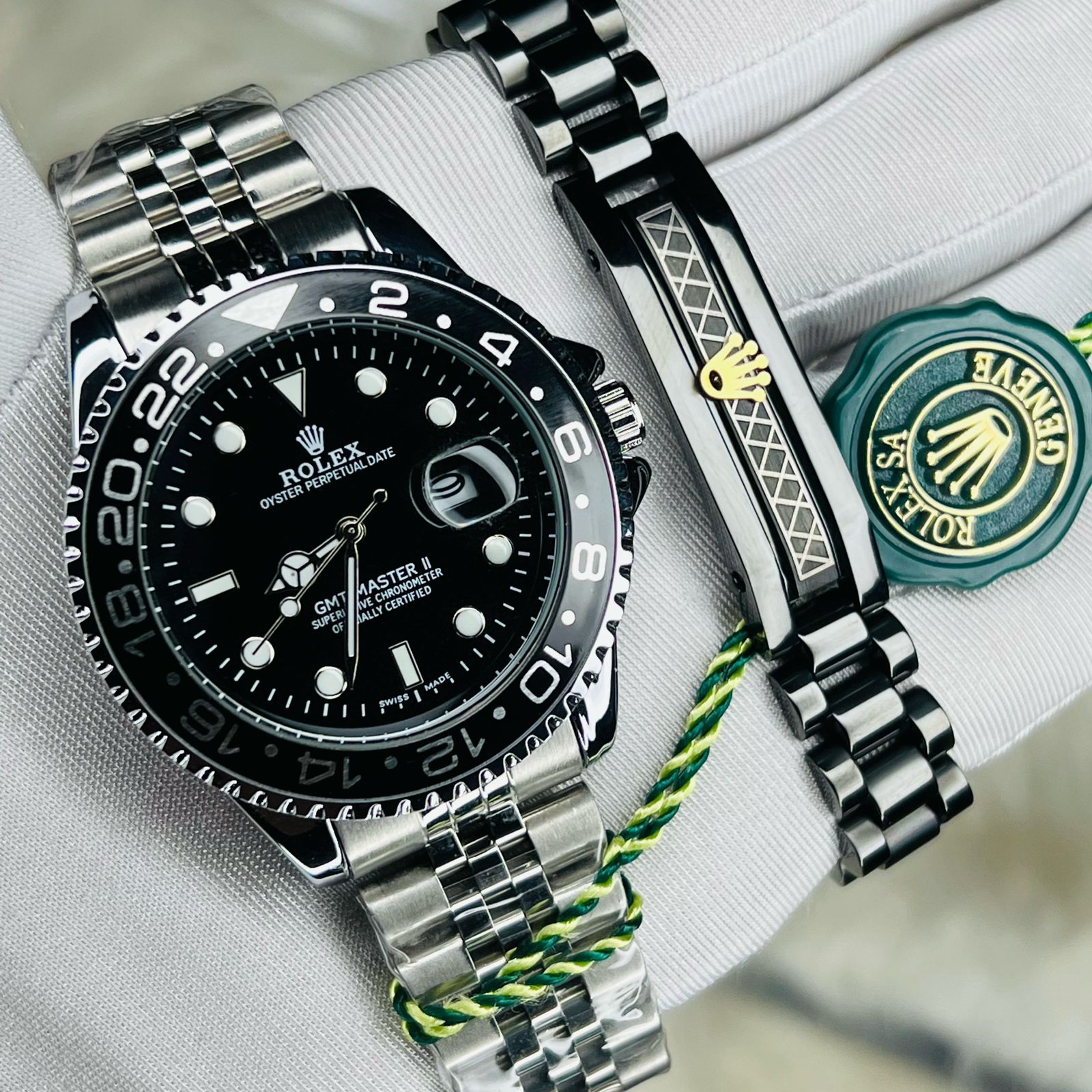 Premium Quality Party RLX Submariner Watches & Bracelet Combo