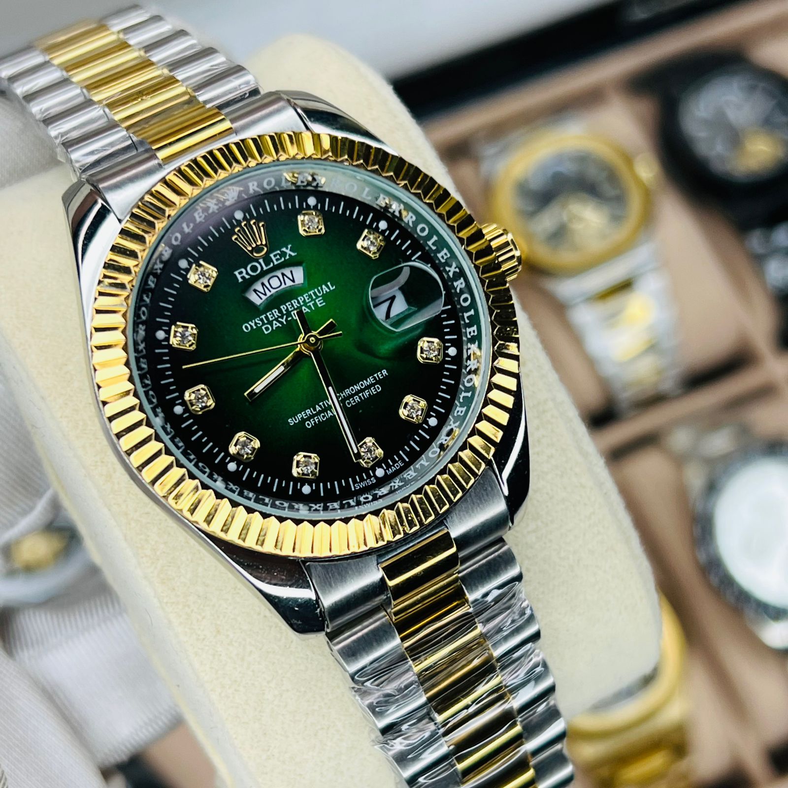 Premium Quality RLX Watches Carry T Green