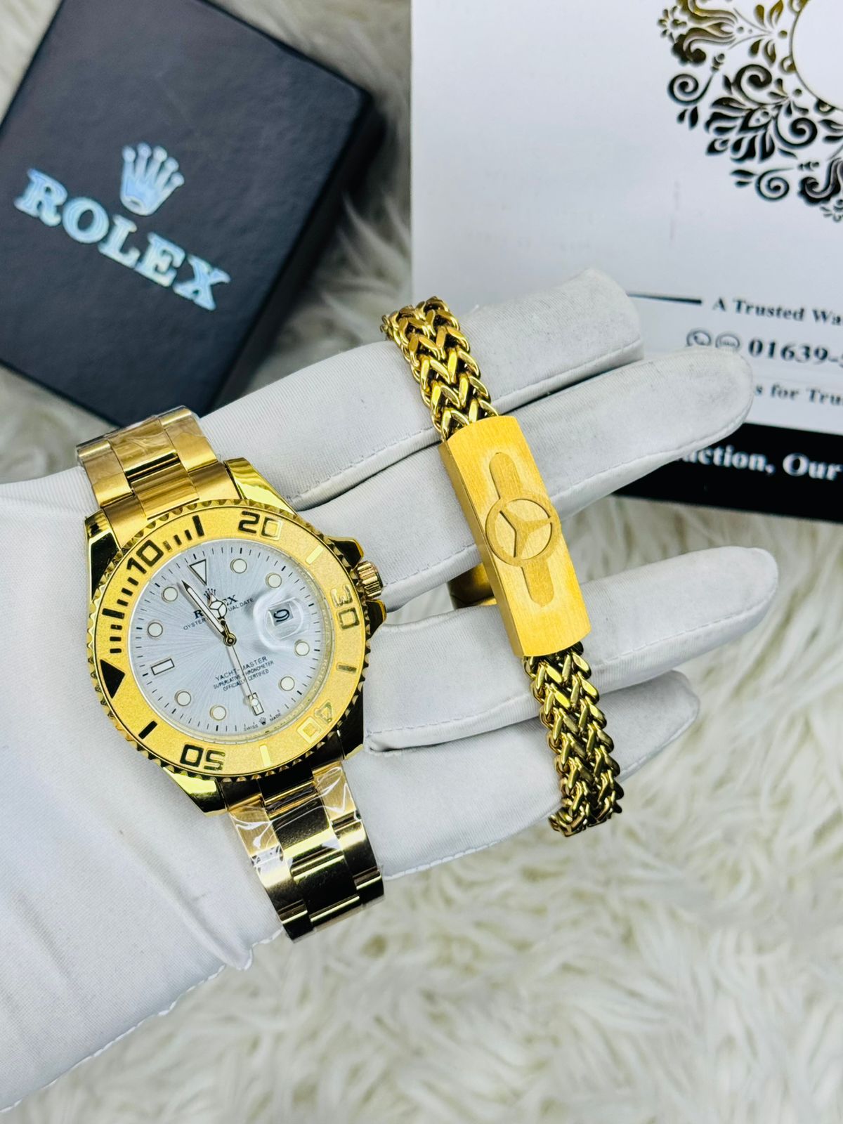 Yacht-Master Edition & Mercedes-Benz Bracelet Combo